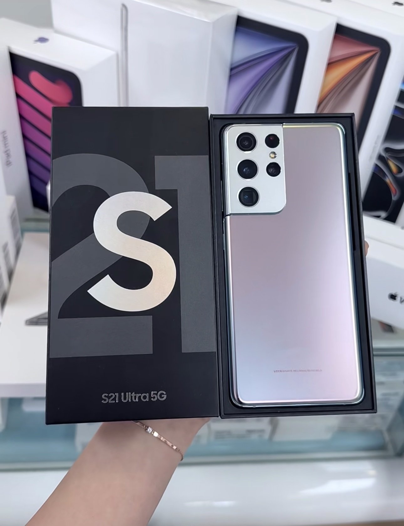 99% brand new wholesale original mobile phone suitable for Sam S21 Ultra 5G phone 128/256G high-quality 5G phone