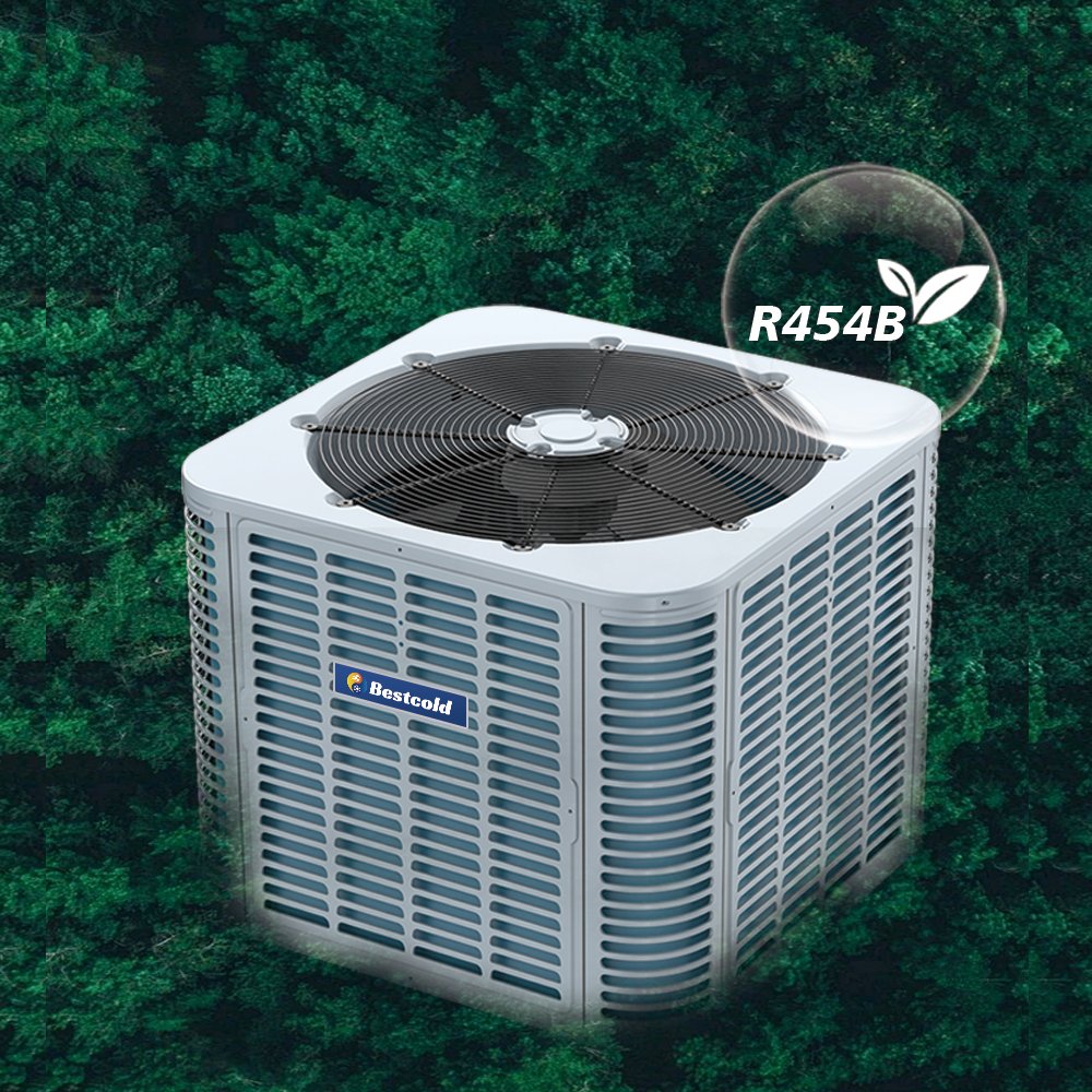 R454B 18 SEER 2 tons 3 tons 4 tons 5 tons ducted air handling machine manufacturer indoor air conditioning condensing unit variable frequency intelligent air conditioning