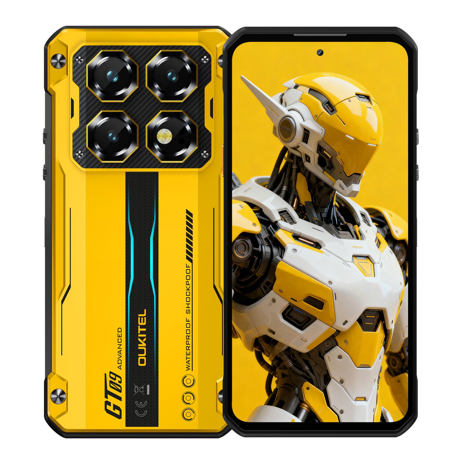 Flagship 7.2 Inch 5G Rugged Phone 48(16+32)GB+512GB 10000mAh Big Battery 108MP Camera Android 15 Rugged Smartphone Oukitel WP60