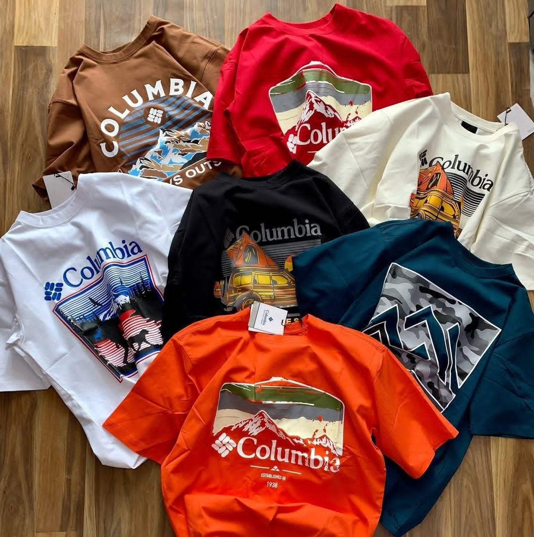 Yingling unisex retro design loose-fitting short-sleeved crew neck custom knit T-shirt streetwear distressed washed style